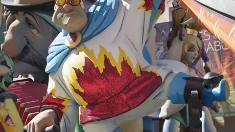 Detalle de la falla del Pilar Detalle de la falla del Pilar
