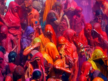 Festival Holi en la India