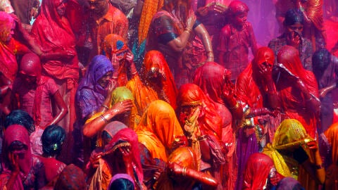 Festival Holi en la India