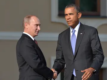 Barack Obama y Vladimir Putin, enfrentados por la situación de Crimea Barack Obama y Vladimir Putin, enfrentados por la situación de Crimea