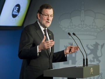 El presidente del Gobierno, Mariano Rajoy, en Bruselas