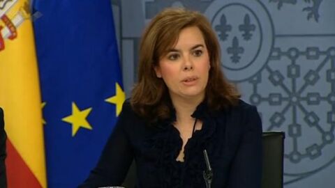 S&aacute;enz de Santamar&iacute;a en el Consejo de ministros