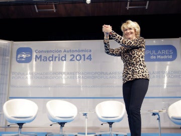 Aguirre, en un acto en Madrid