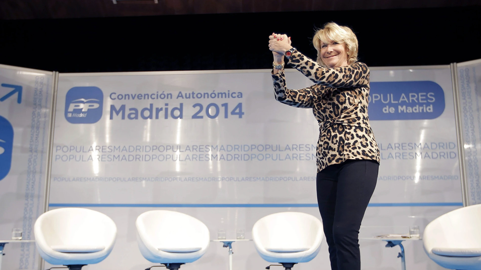 Aguirre, en un acto en Madrid Aguirre, en un acto en Madrid