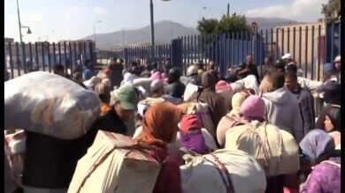 La frontera de Melilla, cerrada durante hora y media tras un intento de entrada de inmigrantes