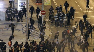 El grupo antisistema 'Resistencia Galega' podría estar detrás de los incidentes del 22-M