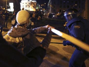 Agresiones en la manifestación