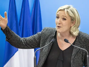 Marine Lepen registra un buen resultado Marine Lepen registra un buen resultado