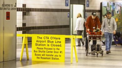 Más de 30 heridos tras descarrilar un tren en la estación del aeropuerto de Chicago