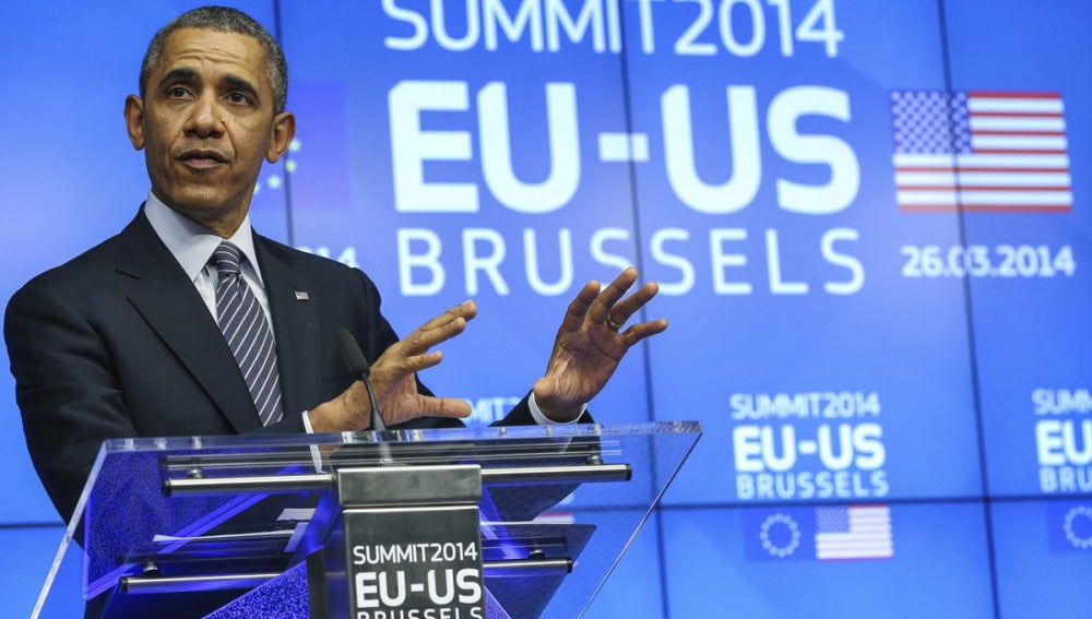 Barack Obama, en Bruselas