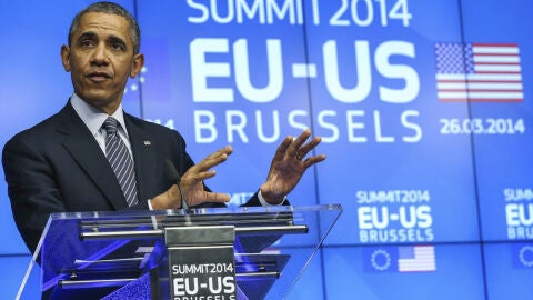 Barack Obama, en Bruselas