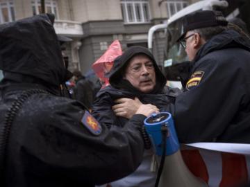 Protestas en Madrid a favor de la República Protestas en Madrid a favor de la República