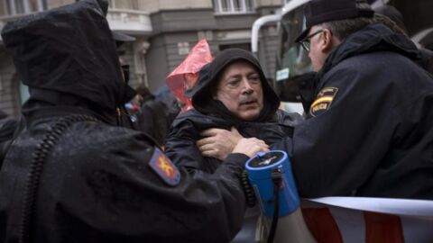 Protestas en Madrid a favor de la Rep&uacute;blica