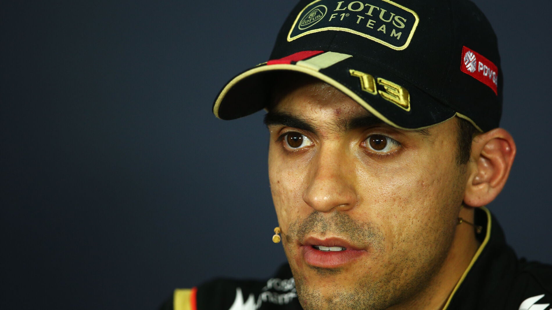Pastor Maldonado, durante la rueda de prensa previa al GP de Malasia