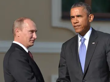 Vladimir Putin y Barack Obama Vladimir Putin y Barack Obama