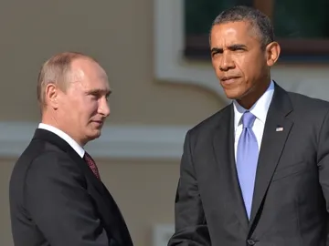 Vladimir Putin y Barack Obama Vladimir Putin y Barack Obama