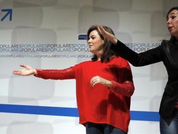 Soraya Sáenz de Santamaría con Alicia Sánchez Camacho