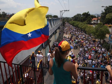 Protestas en las calles de Venezuela