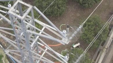 Endesa muestra cómo trabajan sus drones al momento de revisar las líneas eléctricas