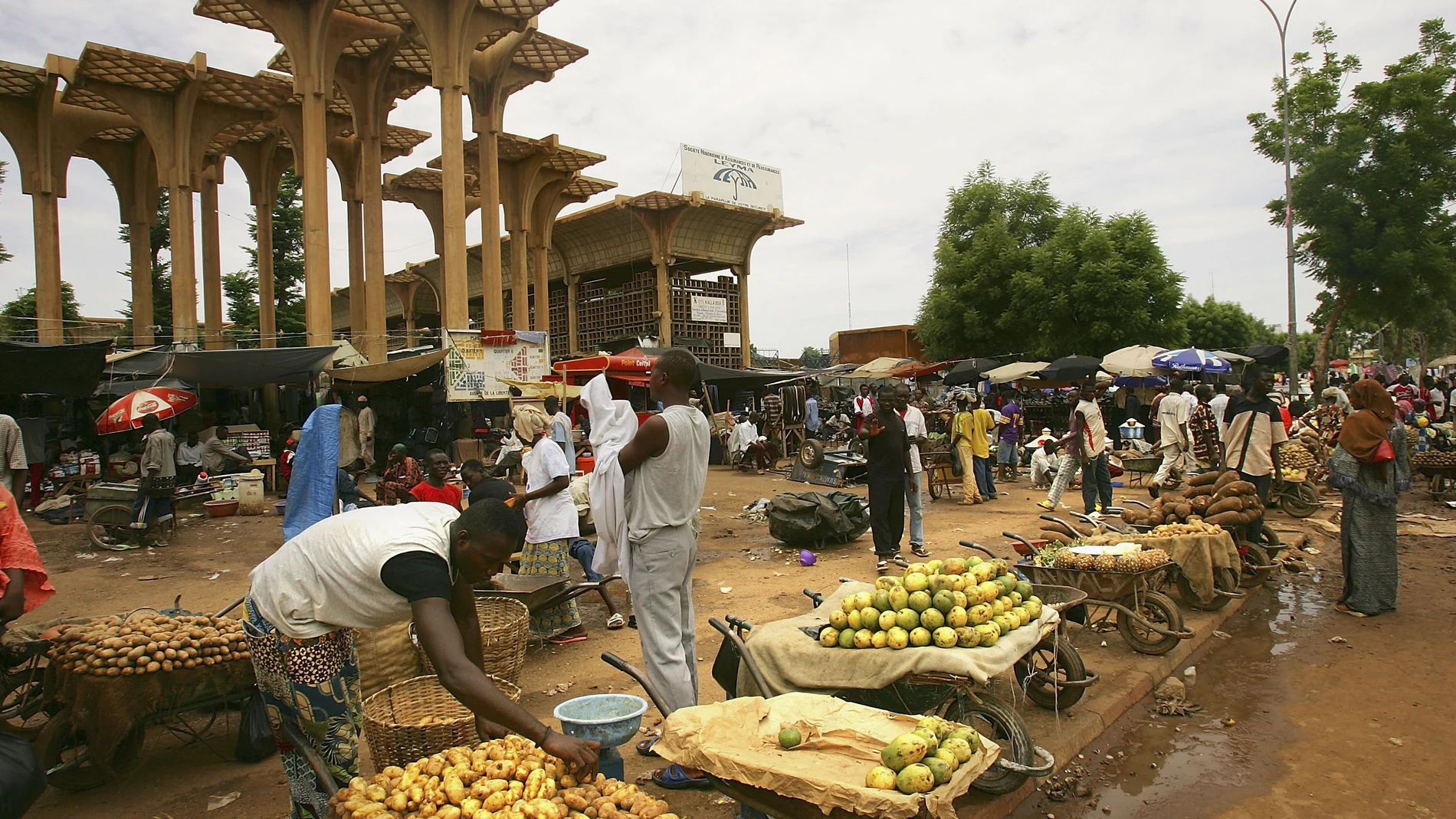 Mercado de alimentos en Nigeria Mercado de alimentos en Nigeria