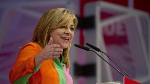 Elena Valenciano en el evento p&uacute;blico