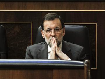 Mariano Rajoy, durante el debate sobre la consulta