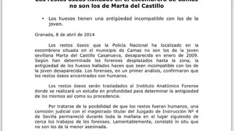 Nota del TSJA Nota del TSJA