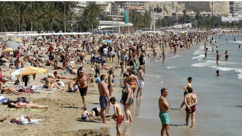 Playa del Postiguet de Alicante