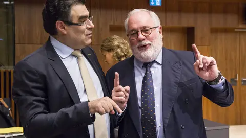 Arias Cañete en un acto en Luxemburgo Arias Cañete en un acto en Luxemburgo