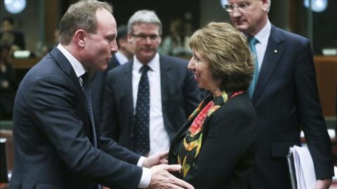 Ministros de exteriores de la Uni&oacute;n Europea