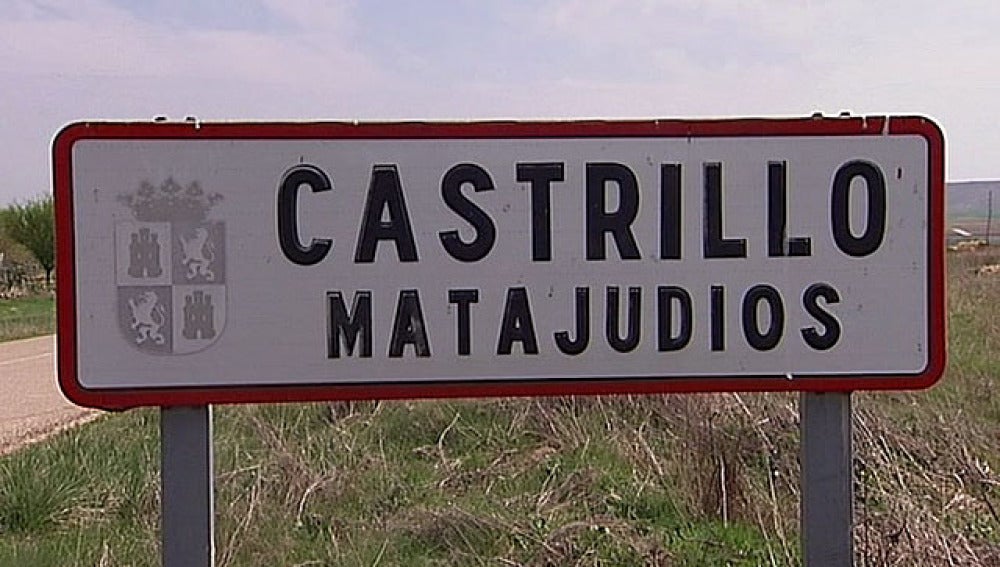 Cartel de la localidad de Castrillo Matajudíos