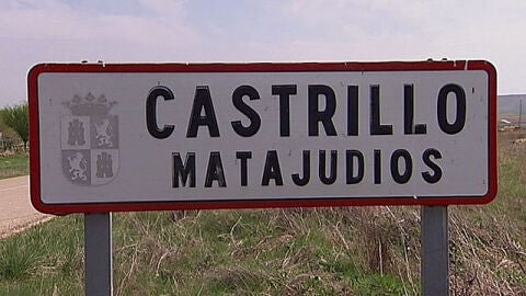 Cartel de la localidad de Castrillo Matajud&iacute;os