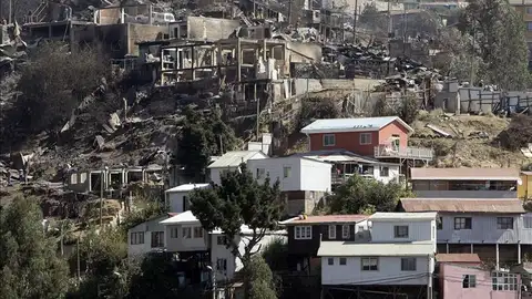 Incendio en Valparaíso Incendio en Valparaíso