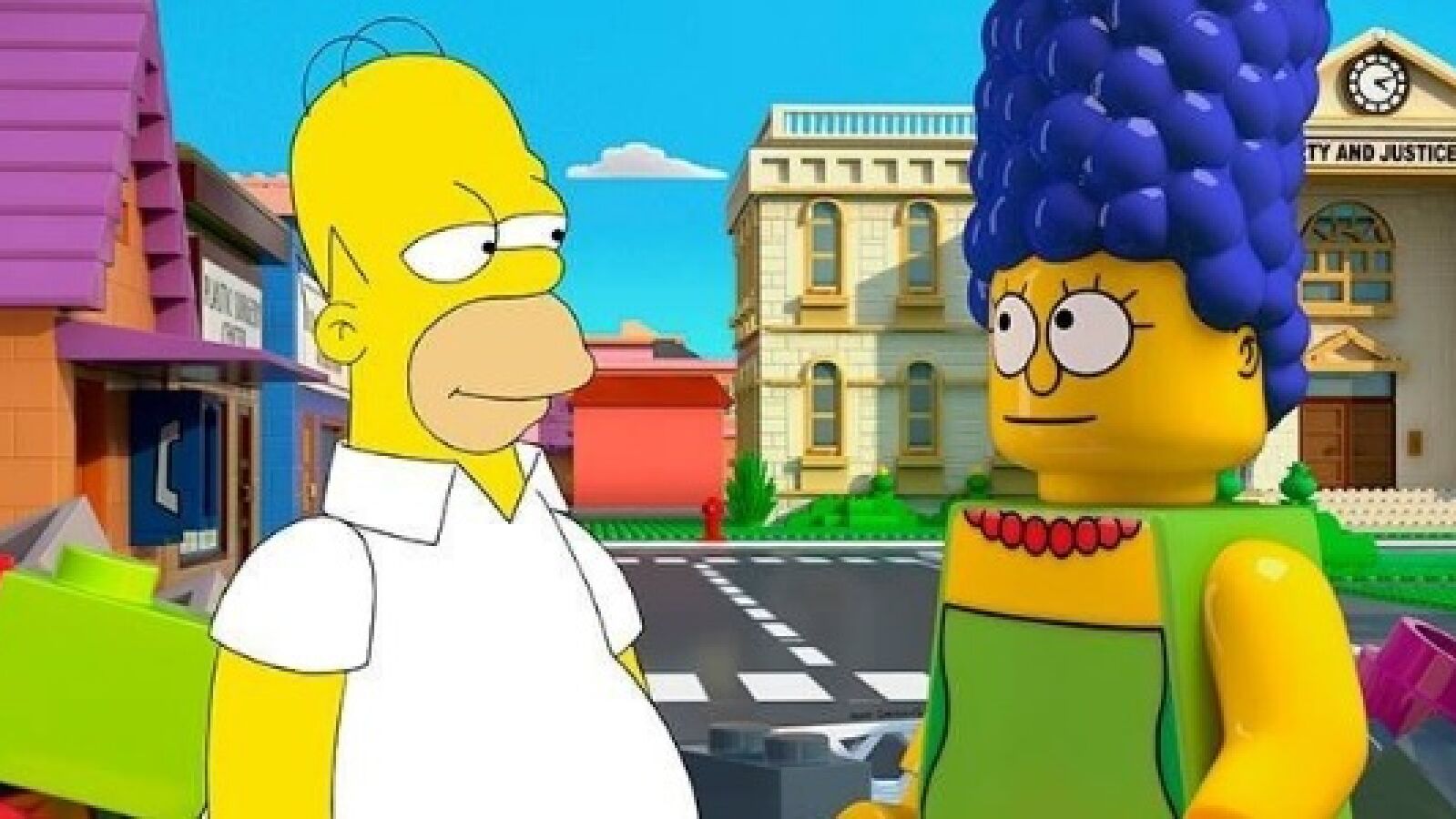 'Los Simpson' en 3D Lego