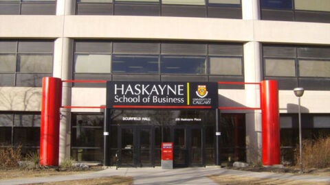 Facultad de la Universidad canadiense de Calgary.