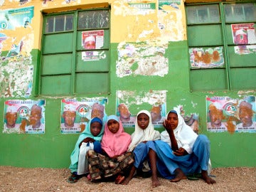 Niñas en una escuela de Nigeria