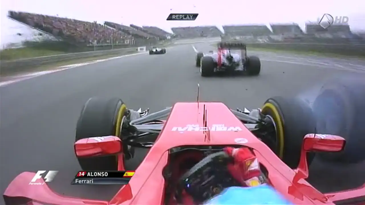 Así fue la salida del GP de China 2014
