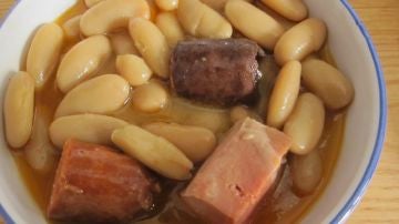 Un plato de fabada en condiciones