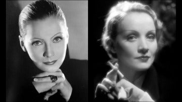 Greta Garbo y Marlene Dietrich