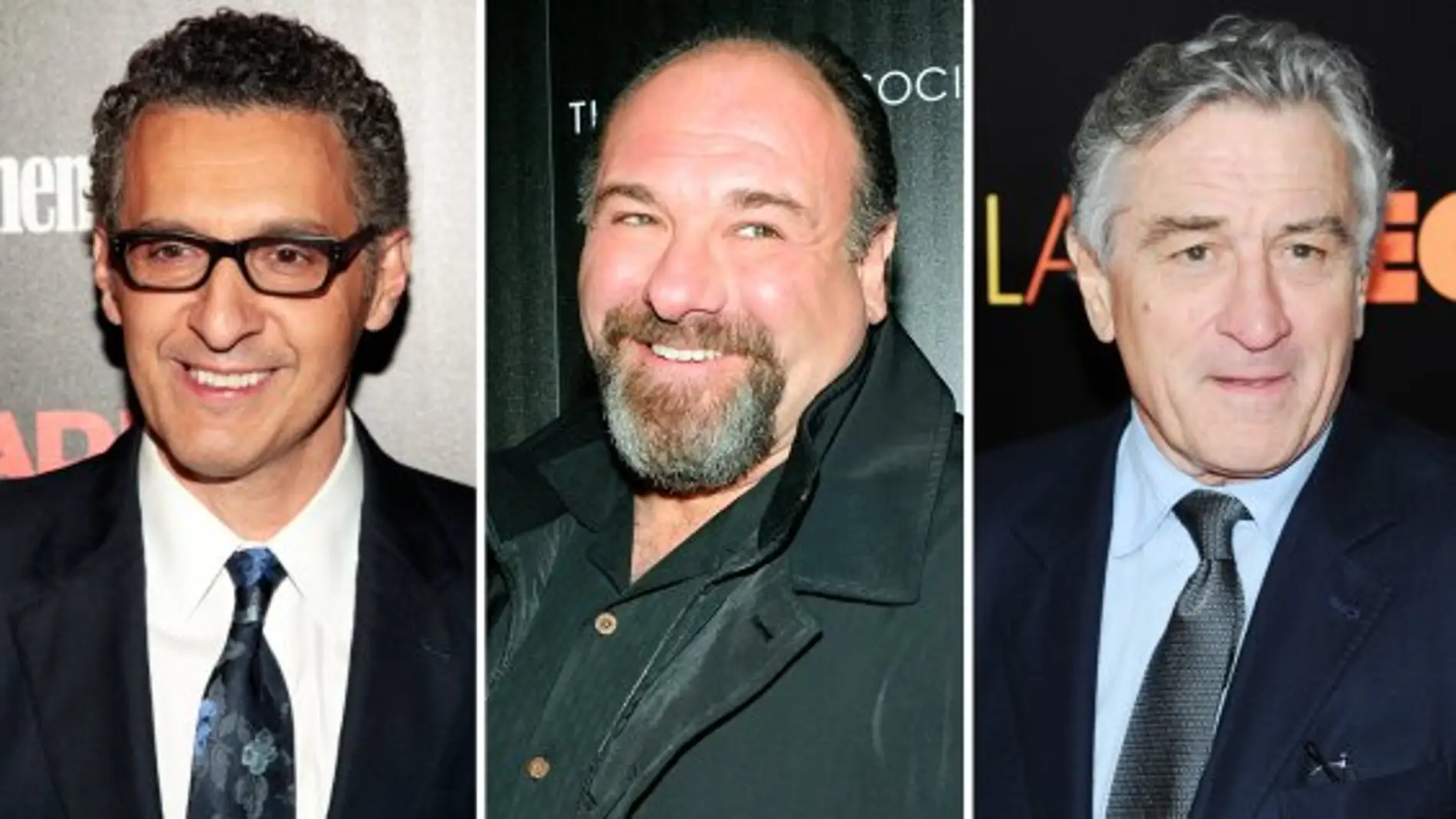 John Turturro, James Gandolfini y Robert De Niro (izq.-dcha.)