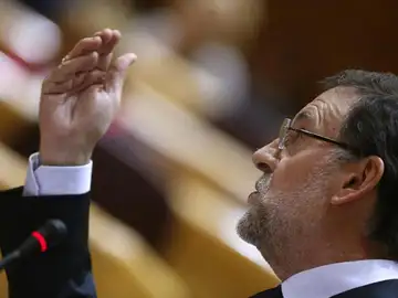 Mariano Rajoy, en el Senado Mariano Rajoy, en el Senado