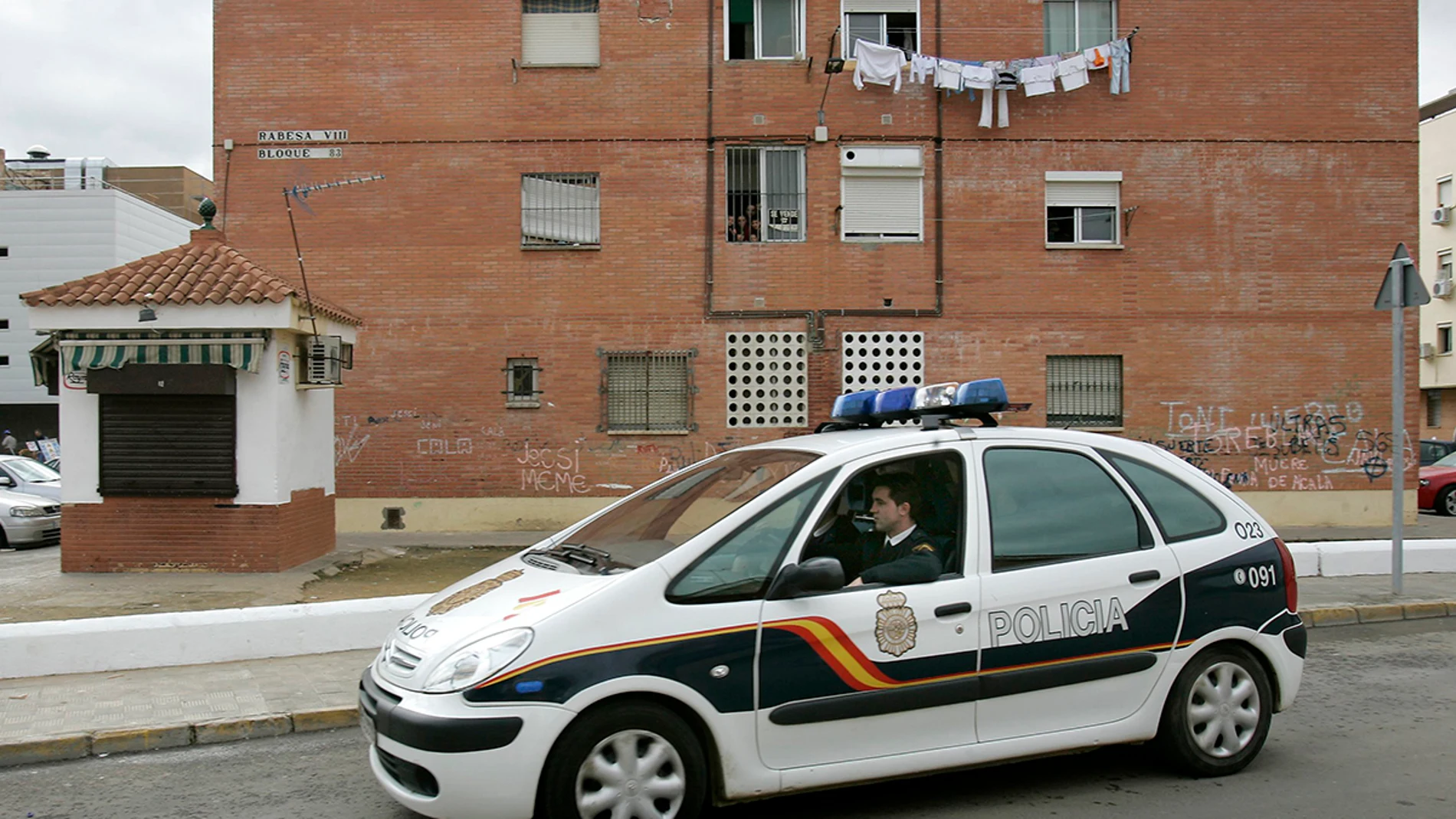 Un coche de la Policía Nacional Un coche de la Policía Nacional