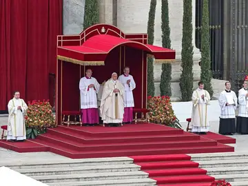 El Papa Francisco en la ceremonia El Papa Francisco en la ceremonia