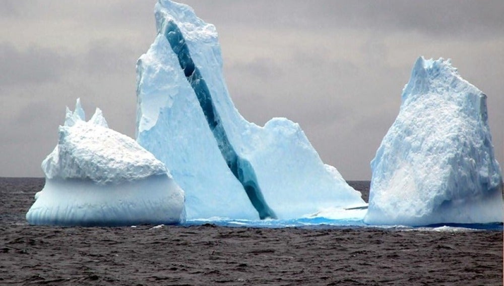 Icebergs en la Antártida