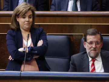 Soraya Sáenz de Santamaría, en el Congreso