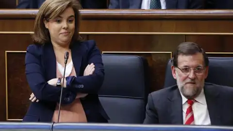 Soraya Sáenz de Santamaría, en el Congreso Soraya Sáenz de Santamaría, en el Congreso