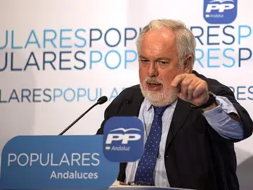 Miguel Arias Cañete, candidato del PP Miguel Arias Cañete, candidato del PP
