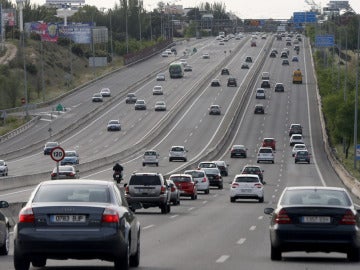 Tráfico en una carretera española