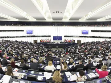 Sesión en el Parlamento Europeo Sesión en el Parlamento Europeo