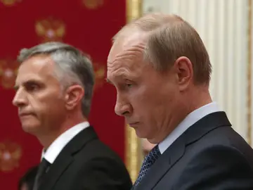 Vladímir Putin, comparece en rueda de prensa tras su encuentro con el presidente de turno de la OSCE Vladímir Putin, comparece en rueda de prensa tras su encuentro con el presidente de turno de la OSCE